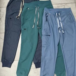 Figs XS BUNDLE! Three cute colors (all jogger bottoms) no stains/imperfections.